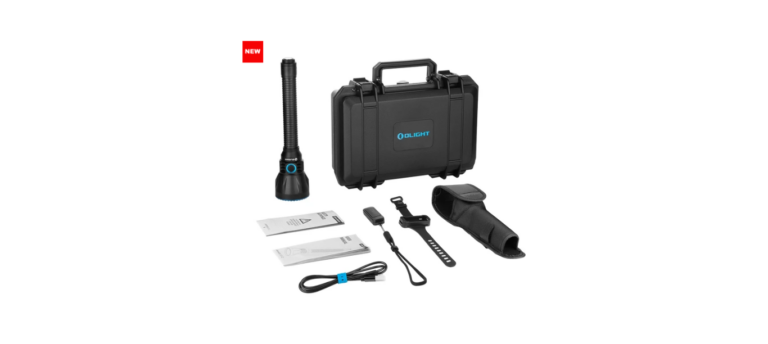 Javelot Turbo 2 1500m Long-Range Flashlight Black