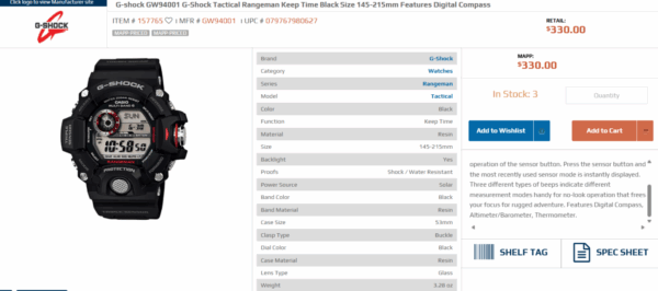 G-Shock Tactical Rangeman - Image 2