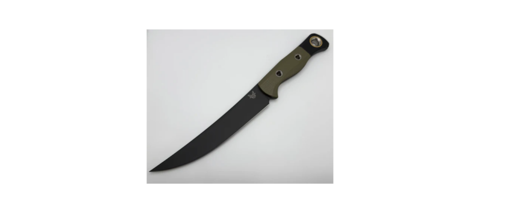 Benchmade Meatcrafter OD Green G-10 Handles w/ 6″ DLC CPM-154 Fixed Blade 4050BK-01