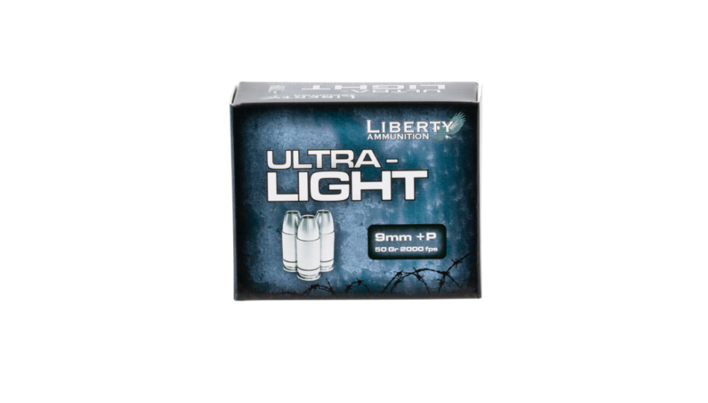 60 ROUNDS LIBERTY ULTRA LIGHT 50GR 9MM +P AMMO 6439