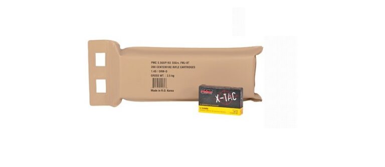 200 Round Bulk Pack PMC Ammunition XTAC, 5.56 NATO 55 Grain Full Metal Jacket 0603