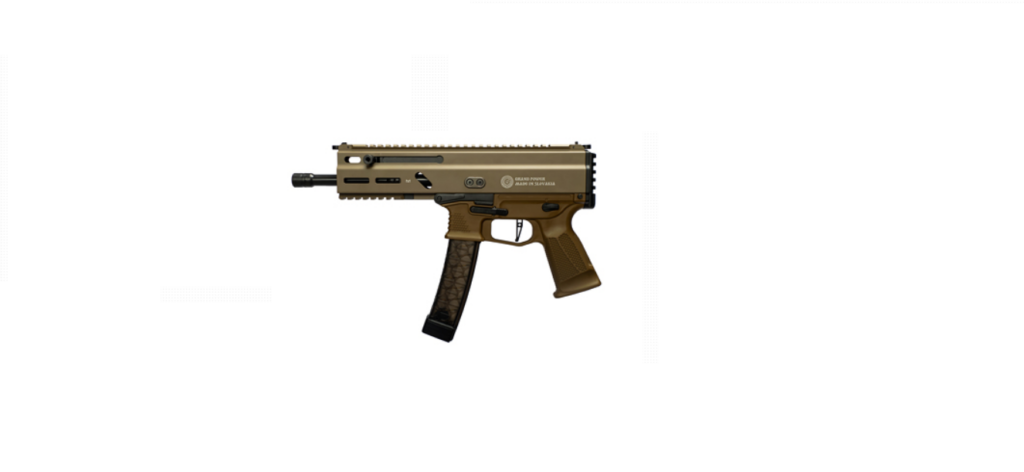 Grand Power Stribog SP9A1 Semi-automatic Pistol 9MM 8″ Barrel 4763