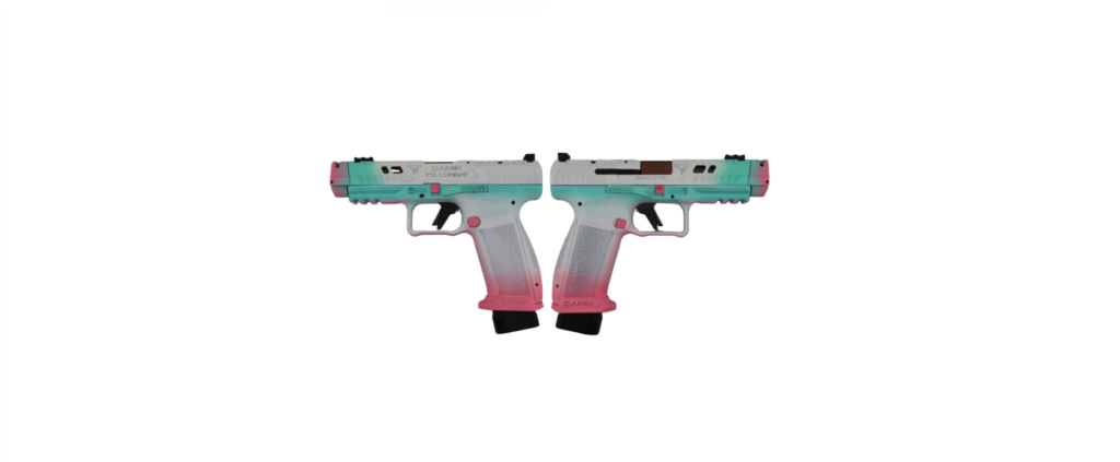 CANIK TTI COMBAT SMOKE TROPICAL 9MM PISTOL 4.6″ 2-18RD 8887