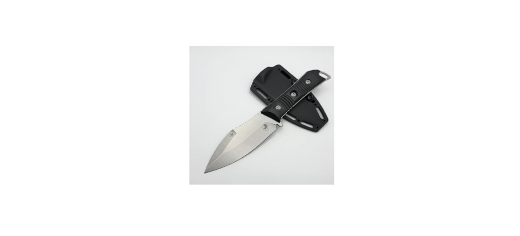 Microtech Knives & Borka Blades Always Survive Black G-10 Handles & Stonewash 96-10BK With Guided Field Sharpener