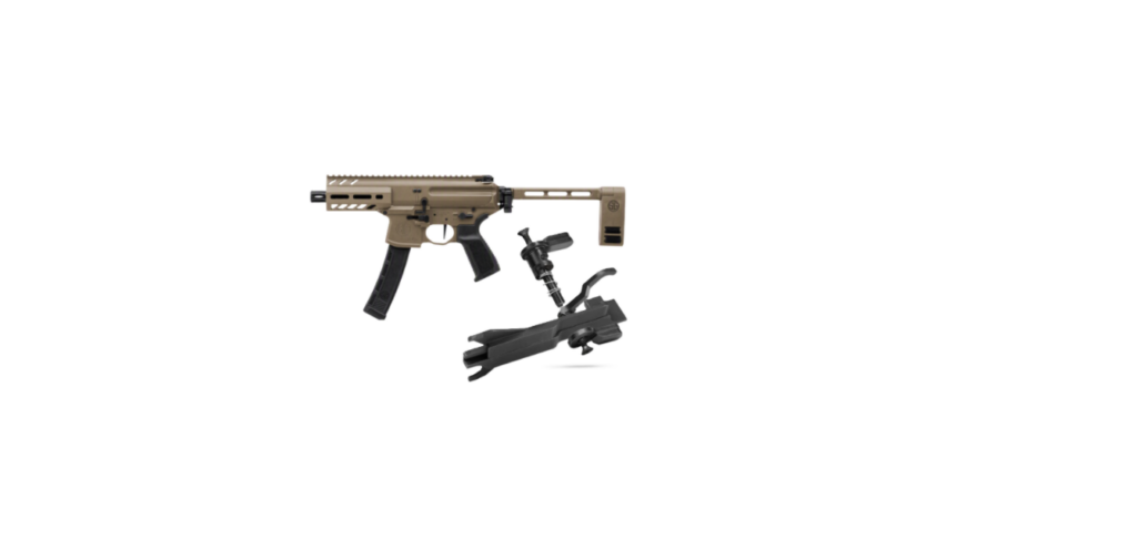 SIG MPX COYOTE 9MM WITH ATRIUS TRIGGER 8464
