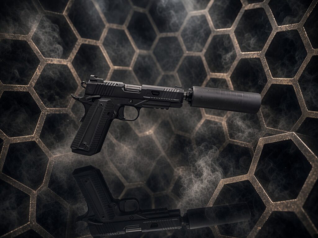 SUPPRESSED NIGHTHAWK AGENT 2 COMMANDER 9MM RECON